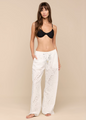 L'agence - Monstera Eyelet Cover Geraldine Pants - White