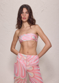 Shani Shemer - Noelle Bikini Top - Pink Flower Print
