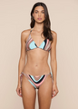 L'agence - Annabelle Bikini Top - Multi Abstract Swirl