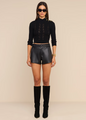 L'agence - Virelle Braided Short - Black