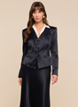 L'agence - Misa Blazer - Black Pinstripe