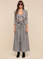 L'agence - Lowen Pant - Beige/Black Lurex Glen Plaid