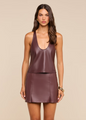 L'agence - Tullia Scoopneck Tank - Deep Mahogany