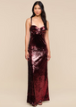 L'agence - Sayla Sequin Gown - Dark Port Sequins