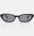 Fendi - Baguette Cat-Eye Sunglasses - Black