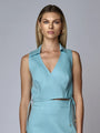 Hevron - Lavelle Top - Ice Blue