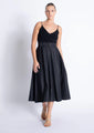 Karina Grimaldi - Phoenix Knit Combo Dress - Black