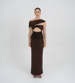 Maygel Coronel - Catedral Long Dress - Wood
