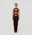 Maygel Coronel - Rombo Dress - Vino