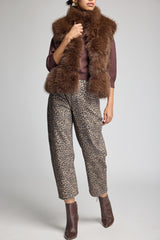 ROSARIO FAUX FUR VEST