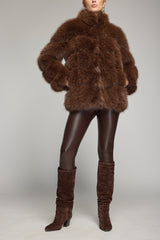 LOUISA FAUX FUR JACKET