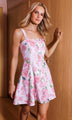Generation Love - Whitney Floral Linen Dress - Pink Petal Dream