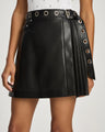 Cinq á Sept - Vegan Leather Santana Skirt - Black