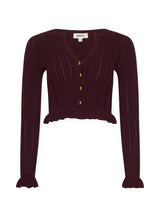 FINIAN RUFFLE CARDIGAN