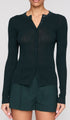 A.L.C - Fisher Cardigan - Dark Forest