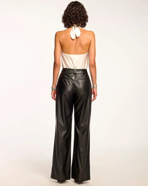 Ramy Brook - Jace Faux Leather Wide Leg Pant - Black Ramy Brook - Jace Faux Leather Wide Leg Pant - Black