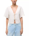 Staud - Ava Linen Top - Natural