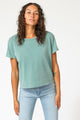 Perfectwhitetee - Harley Boxy Crew - Green Granite