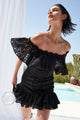 Charo Ruiz - Short Dress Pia - Black Fruition