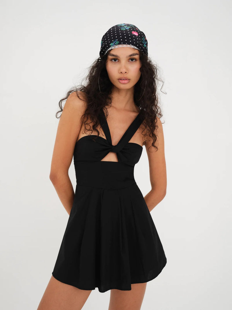 For Love & Lemons - Lottie Mini Dress - Black