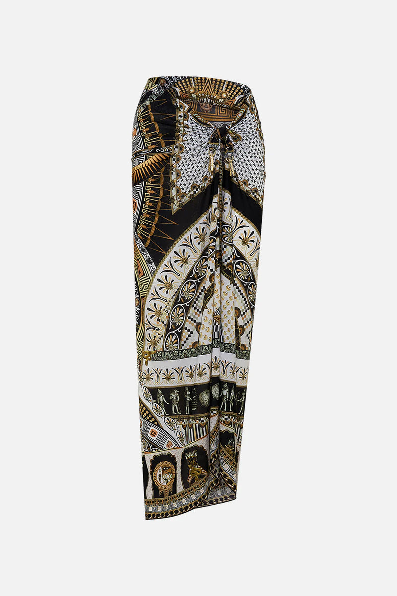 Camilla - Long Sarong with Clip - Temples Of Dendara