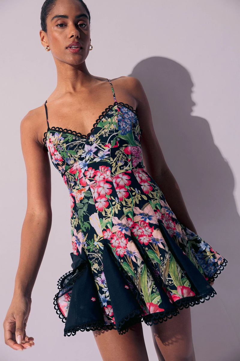 smocked mini dress Floral Smocked Mini Dress