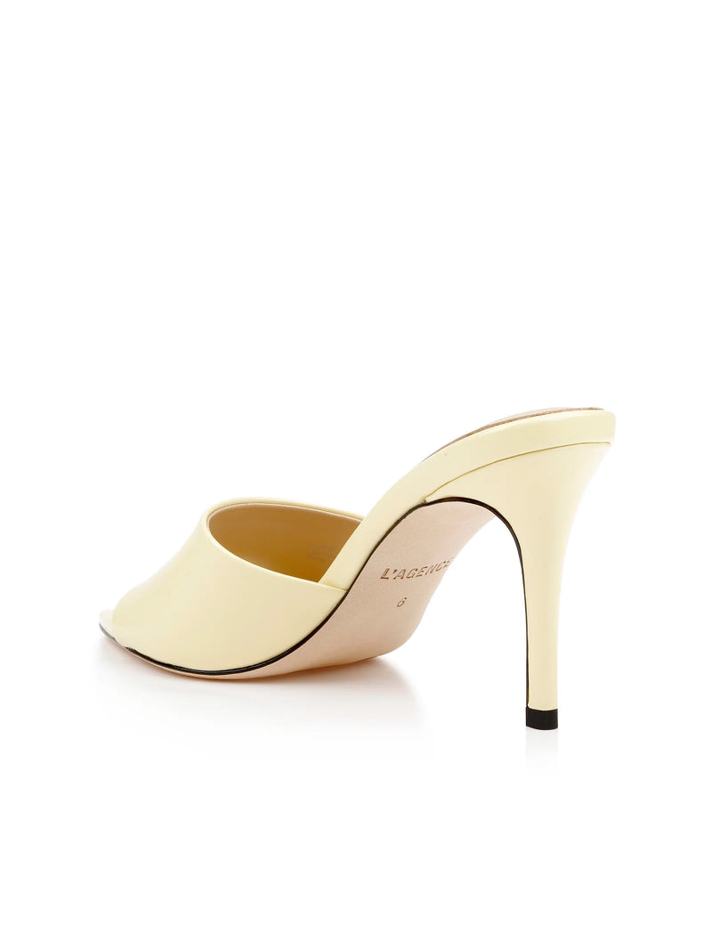 L’agence - Lolita Heel Sandal - Pale Yellow Patent