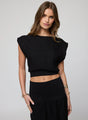 Stillwater - The Linen Pacific Tank - Black