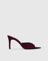 Black Suede Studio - Brea 80 Mule - Cardovan Suede