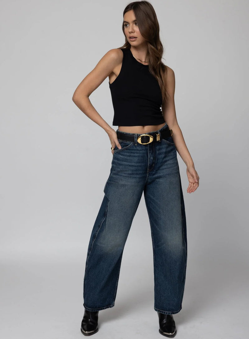 Stillwater - Rib New Lengths Tank - Black