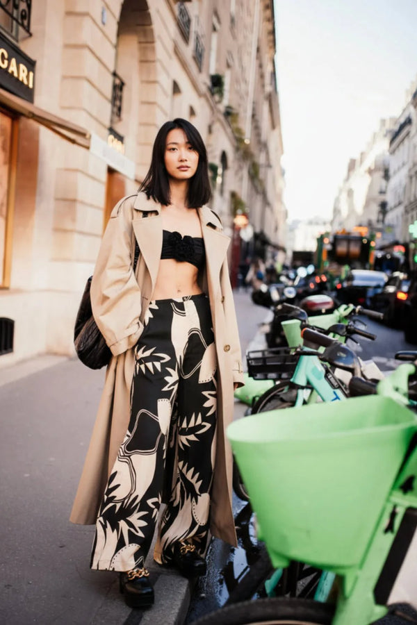 Poupette St Barth - Pant Clea - Black Oasis