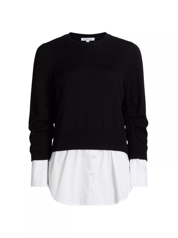 Veronica Beard - Amirah Layered Sweater Top - Black