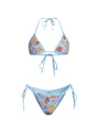 Oceanus - Daphne Sea Embellished Bikini Bottom - Blue