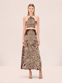 Alexis - Gala Top - Brown Blossom