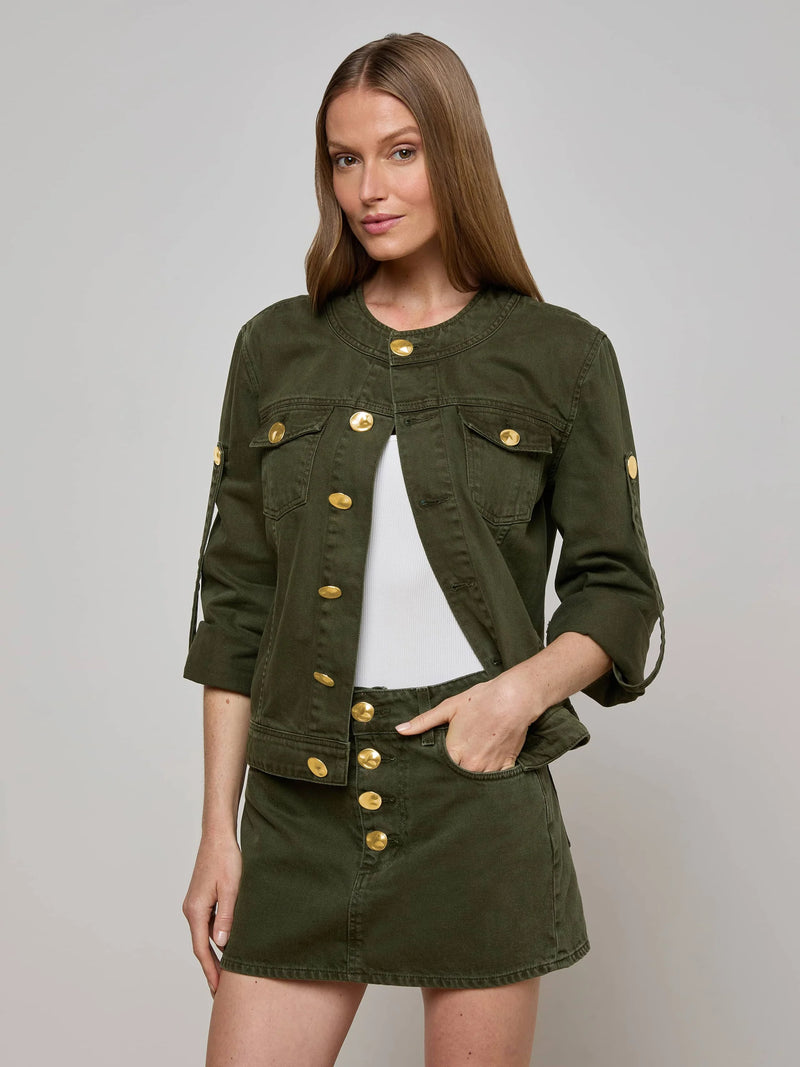 L'agence - Anouk Jean Jacket - Picholine