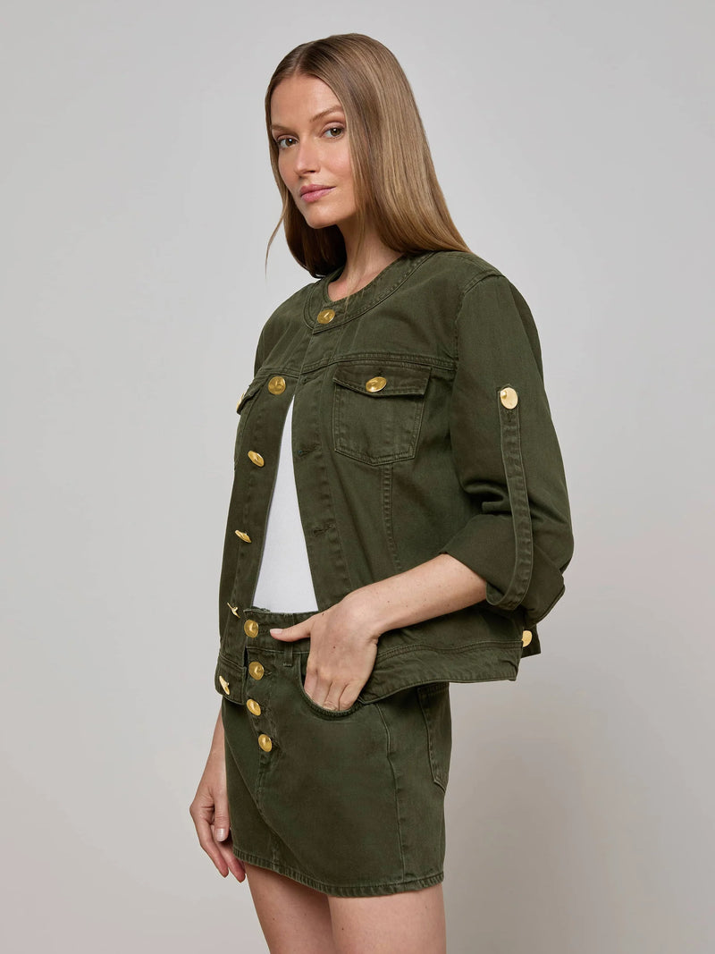 L'agence - Anouk Jean Jacket - Picholine