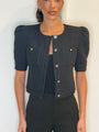 ALLEGRA SHORT SLV CRPD JACKET