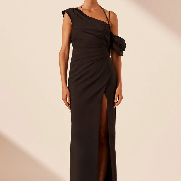 Shona Joy - Lani Asymmetrical Draped Maxi Dress