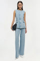 Simkhai - Charley Denim Top - Del Mar