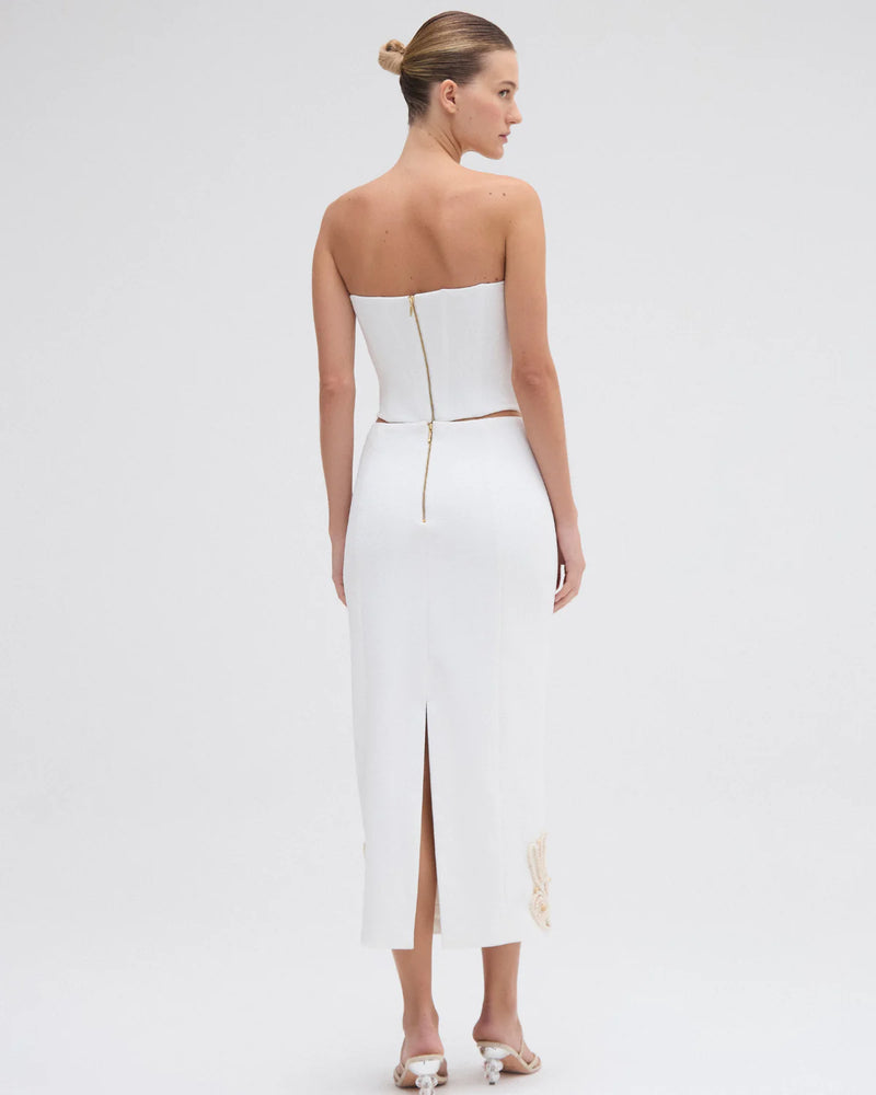 Patbo - Dune Knit Skirt - Off White