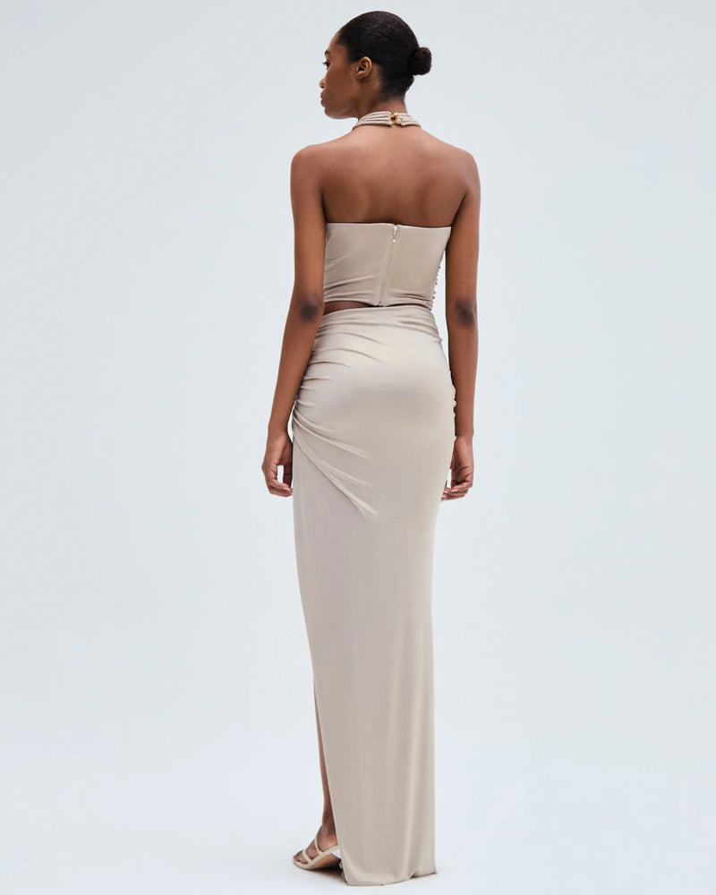 PATBO X CAMILA COELHO - Dune Jersey Maxi Skirt