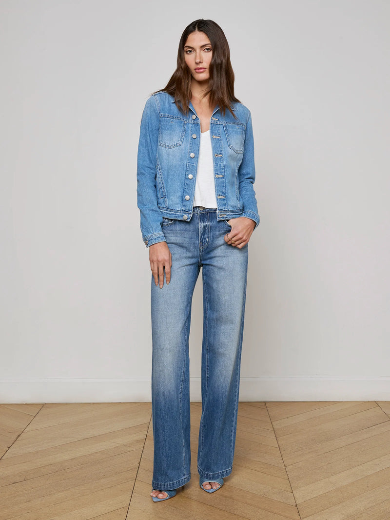 L'agence - Celine Denim Jacket - Caster