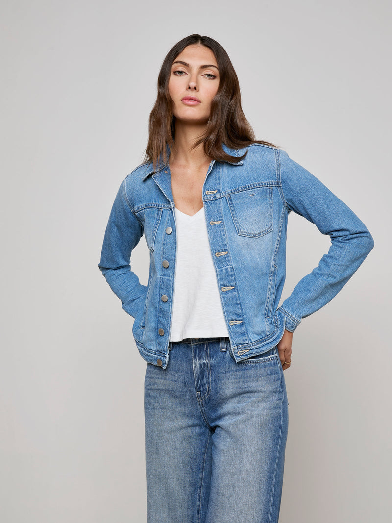 L'agence - Celine Denim Jacket - Caster