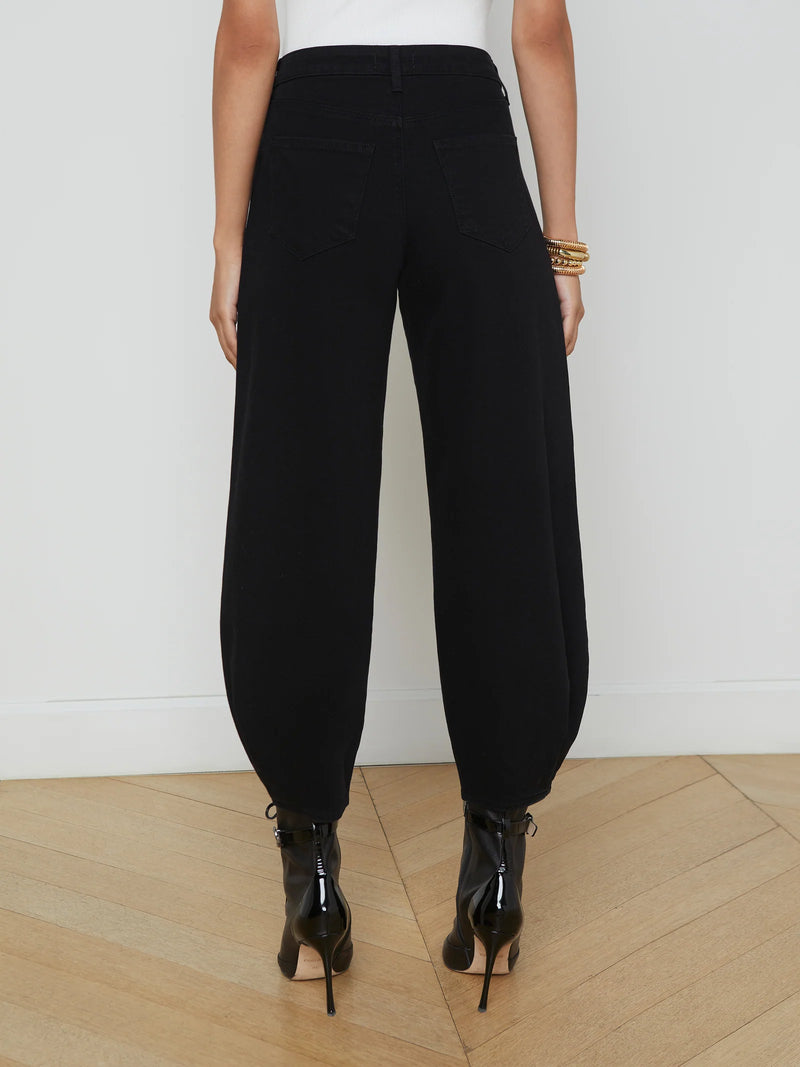 L'agence - Krista Tapered Jean - Saturated Black