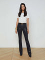 L’agence - Ruth Coated Straight-Leg Jean - Metro Coated