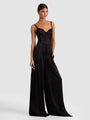 Alice + Olivia - Benson Ultra HR Voluminous PLT Trouser - Black