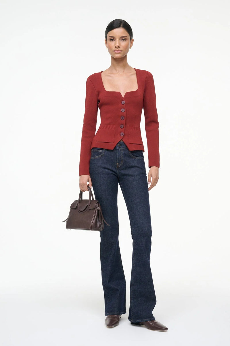 Staud - Rachela Top - Sangria