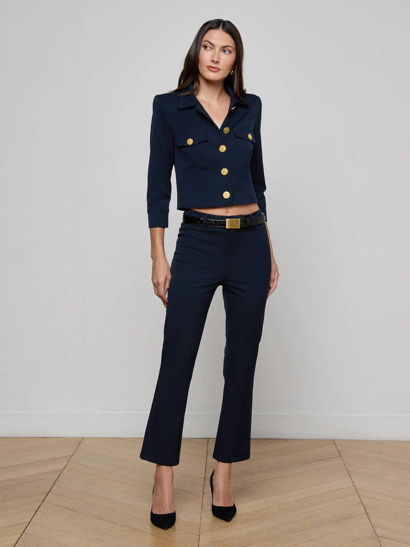 L'agence - Kumi Cropped Jacket - Midnight