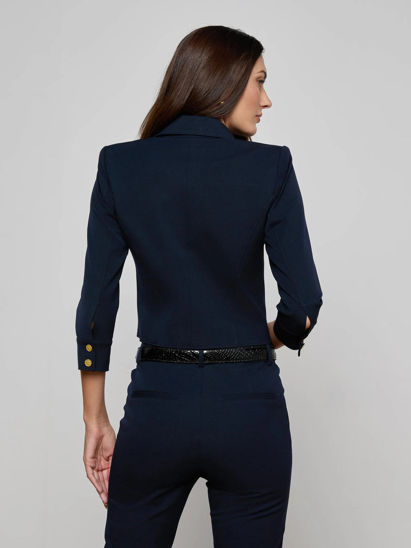 L'agence - Kumi Cropped Jacket - Midnight