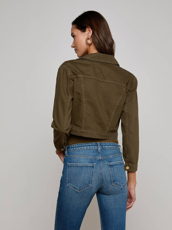 L'agence - Koda Crop Jacket - Pine